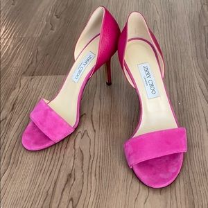 Jimmy Choo open toe heels